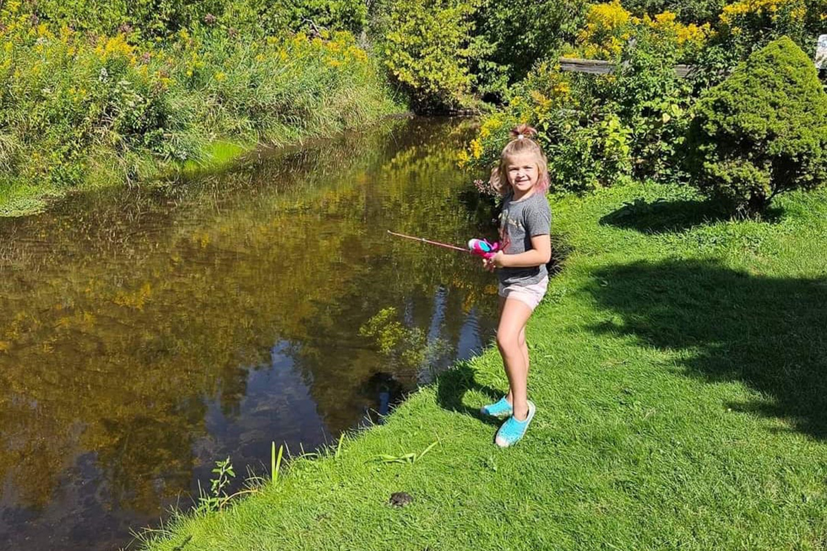 summer fishing at grangeways RV campground